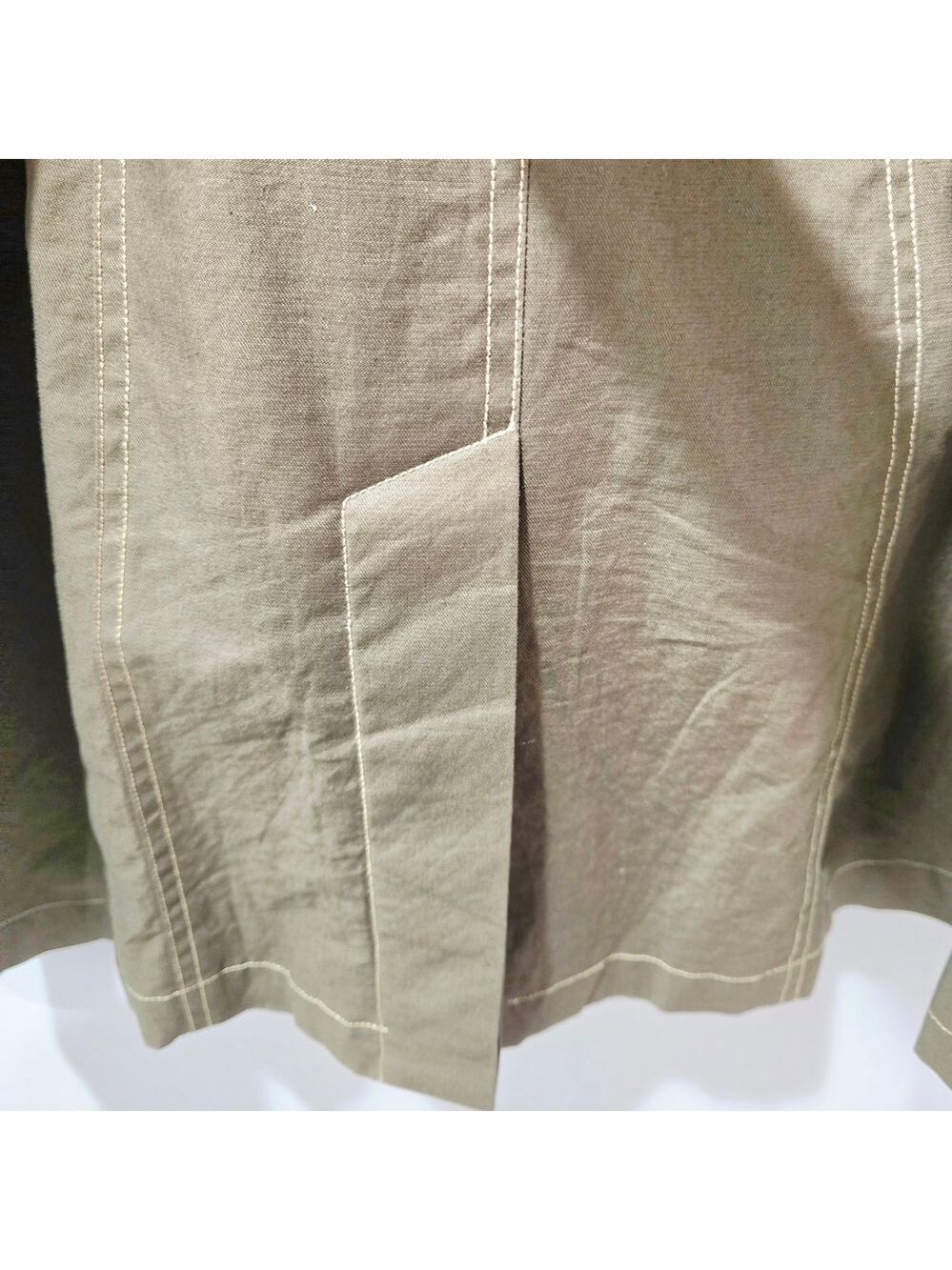 J & K Jeeker Women's Belted Trench Coat Size M - Picture 10 of 14